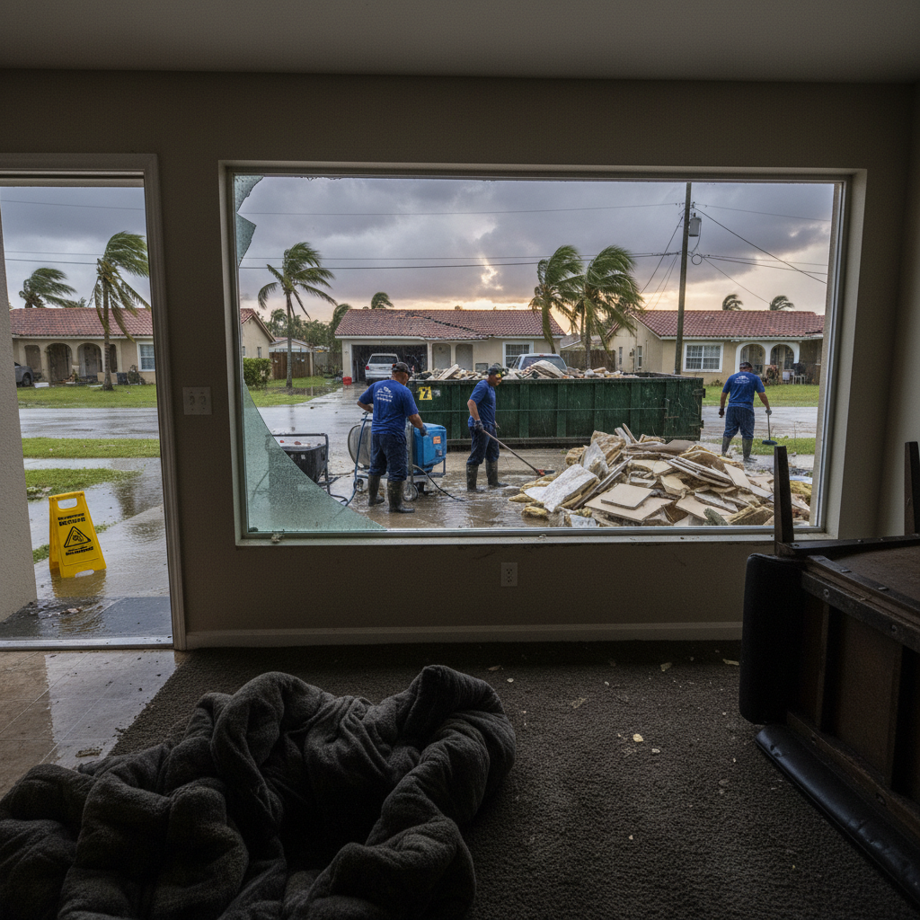 Understanding the Effects of Tropical Storms on Water Damage Restoration in Hialeah