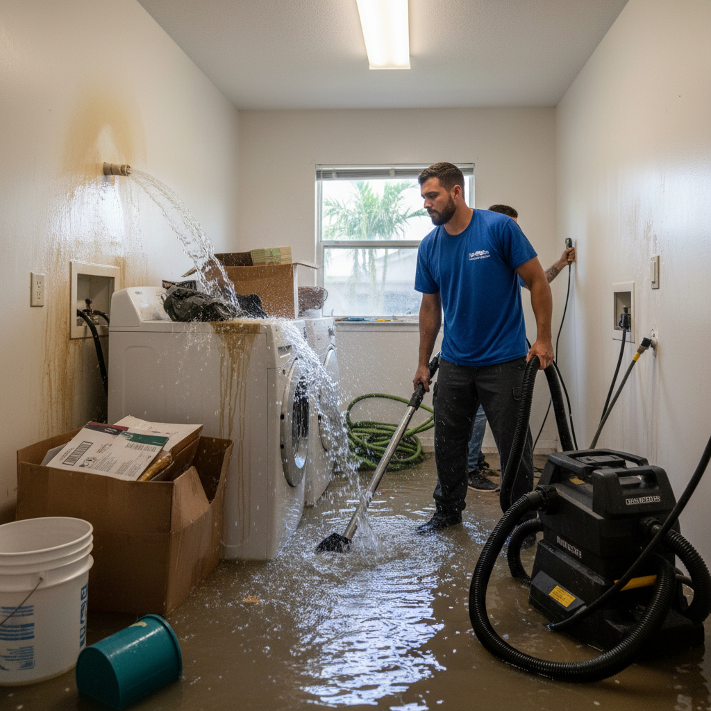 Burst Pipe Water Damage in Hialeah
